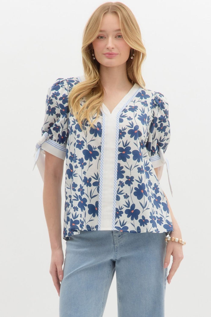 Garden Path Top - Ivory