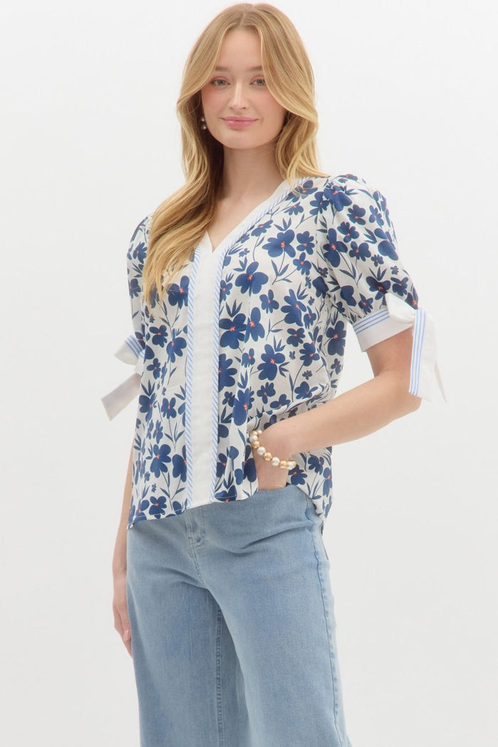Garden Path Top - Ivory