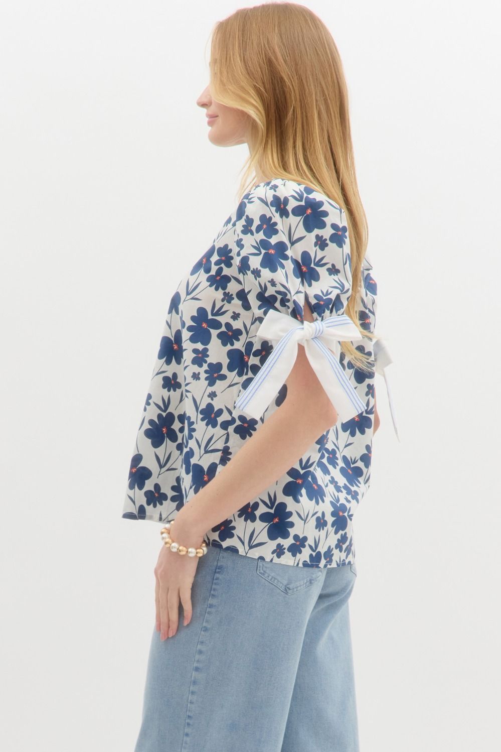 Garden Path Top - Ivory