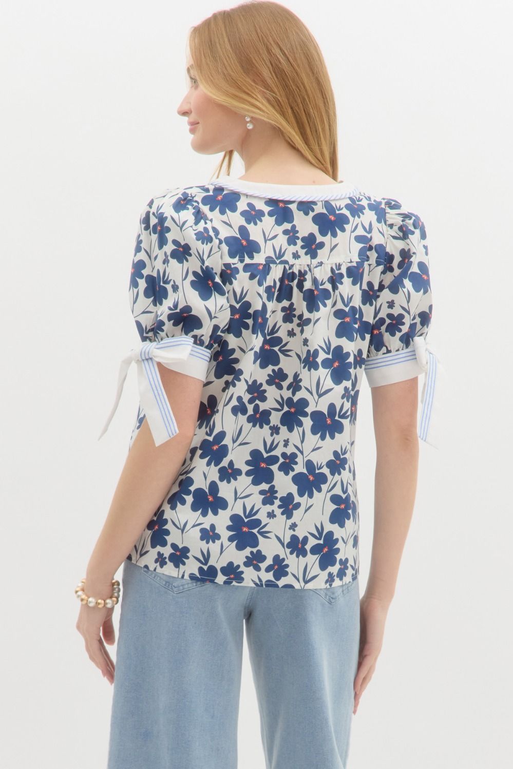 Garden Path Top - Ivory