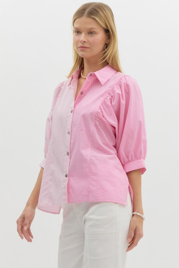 Lickety-Split Top - Pink