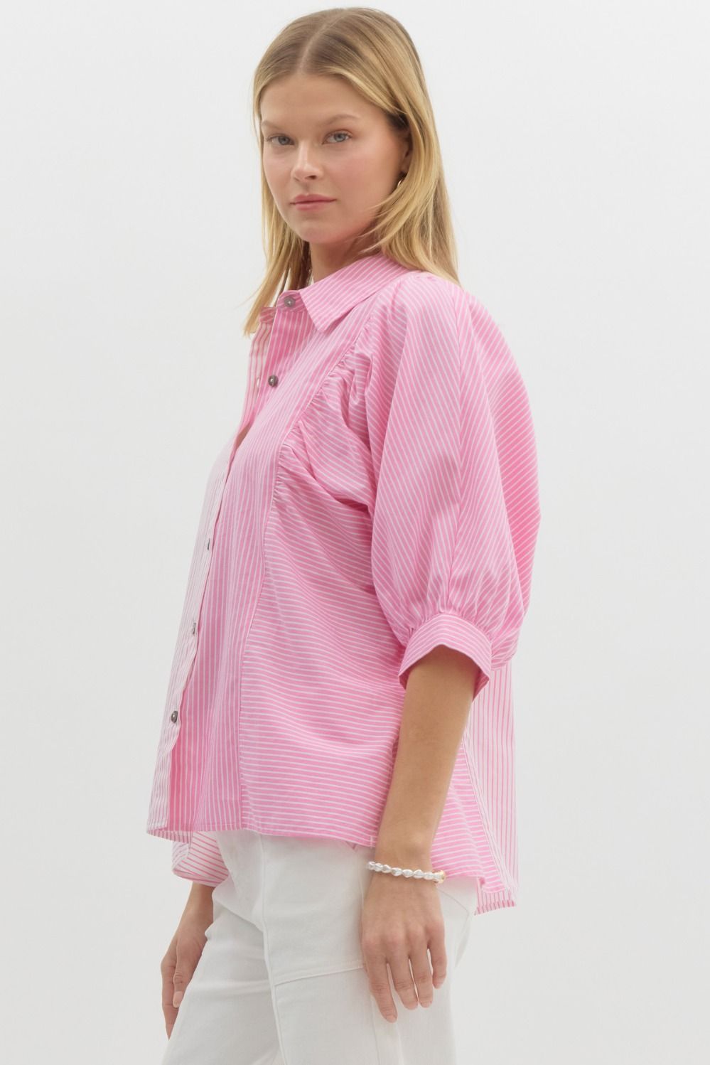 Lickety-Split Top - Pink