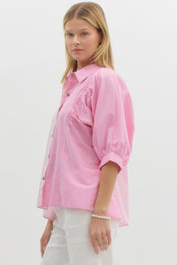 Lickety-Split Top - Pink