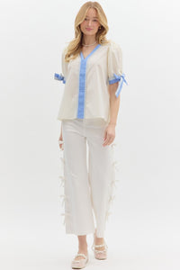 Middle Ground Top - Cream