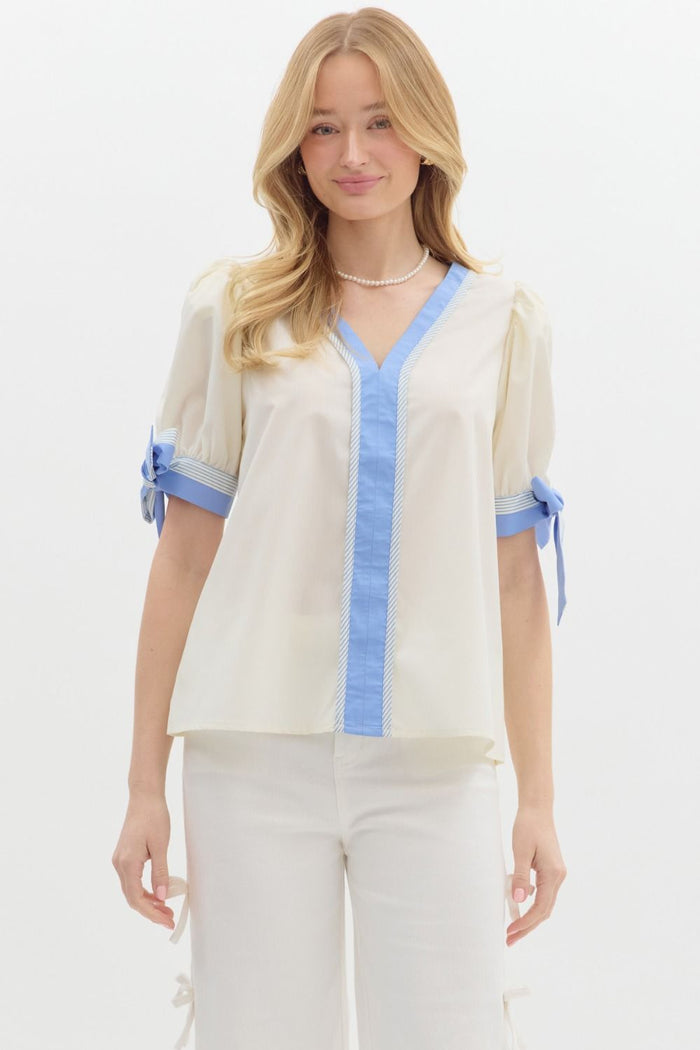 Middle Ground Top - Cream