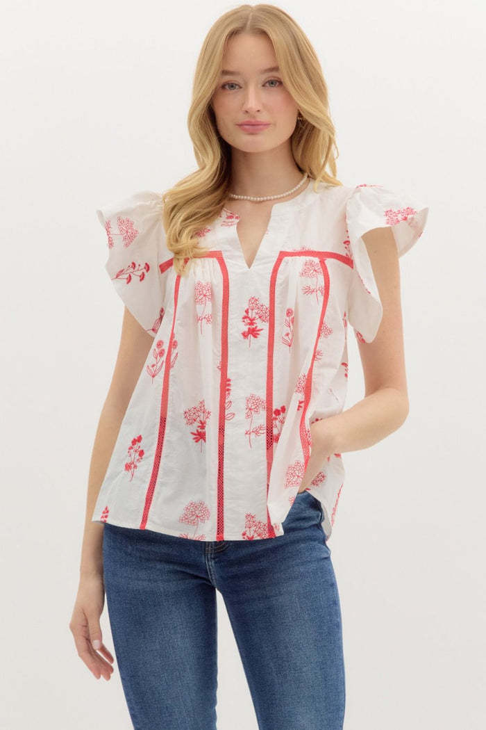 Freshly Picked Top - Red