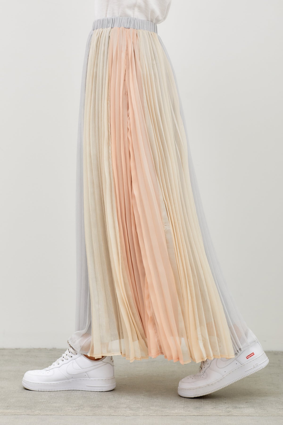 Stroke Of Genius Skirt - Grey Multi