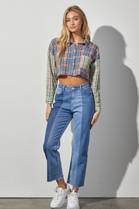 Arm In Arm Top - Green Multi