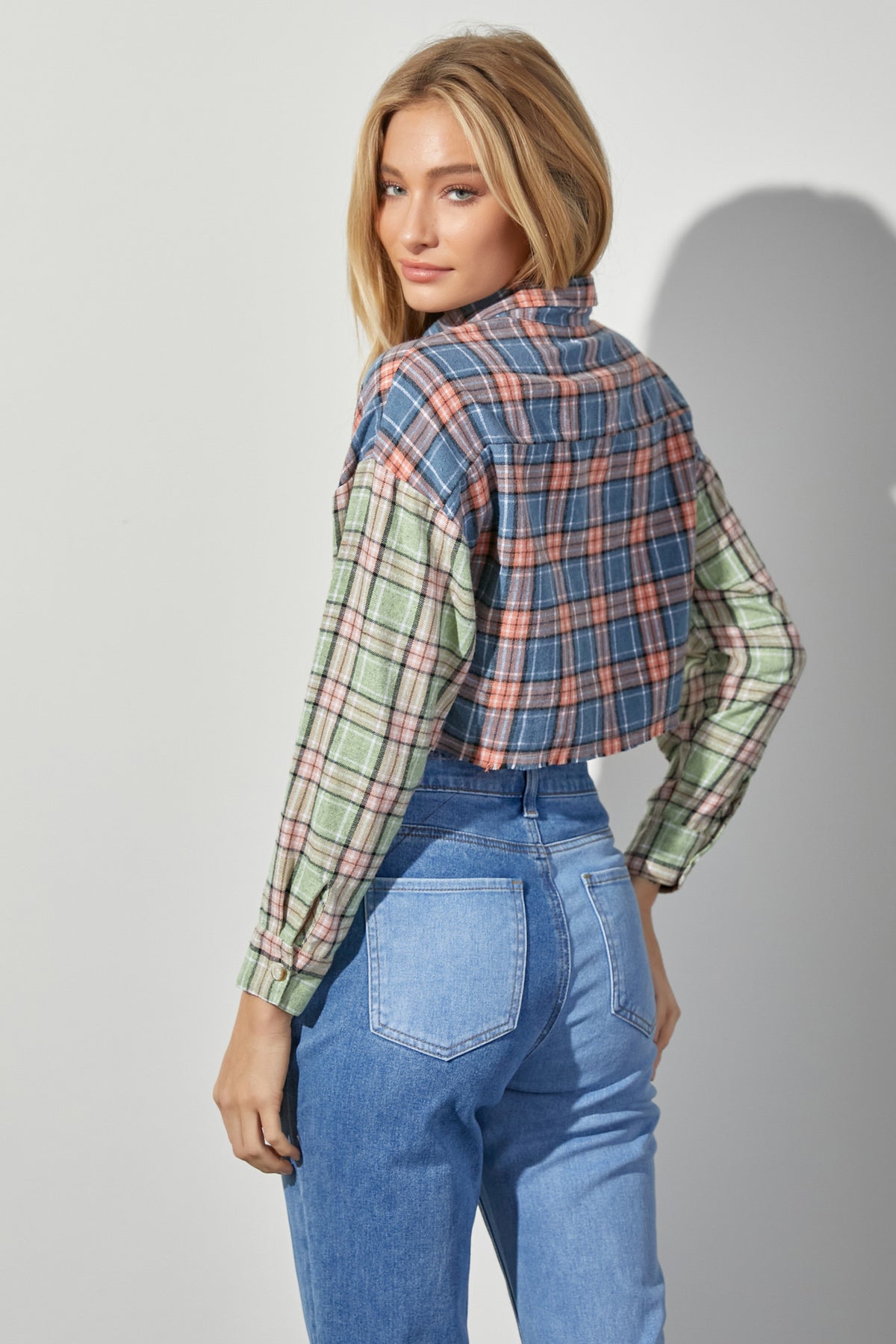 Arm In Arm Top - Green Multi