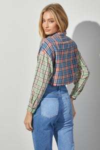 Arm In Arm Top - Green Multi