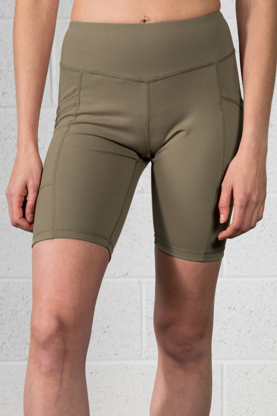 Race Ya Biker Shorts - Olive