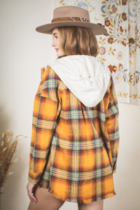 Memories Made Shacket - Orange Mix