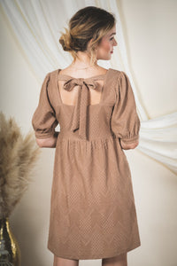 Hold All The Aces Dress - Mocha