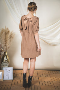 Hold All The Aces Dress - Mocha