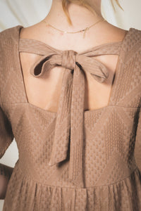 Hold All The Aces Dress - Mocha