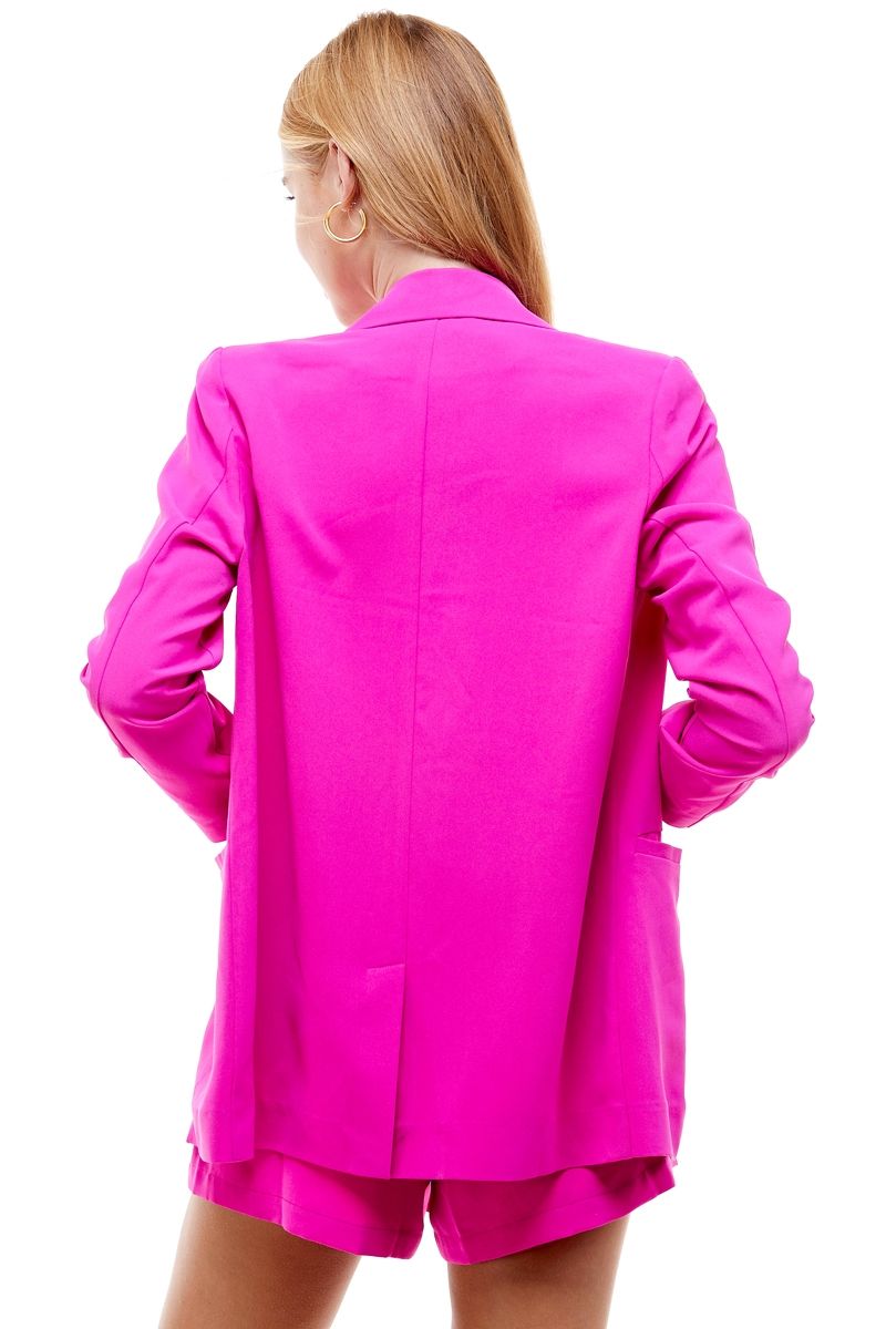Work In Progress Blazer - Magenta