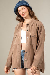 Open Season Shacket - Mocha