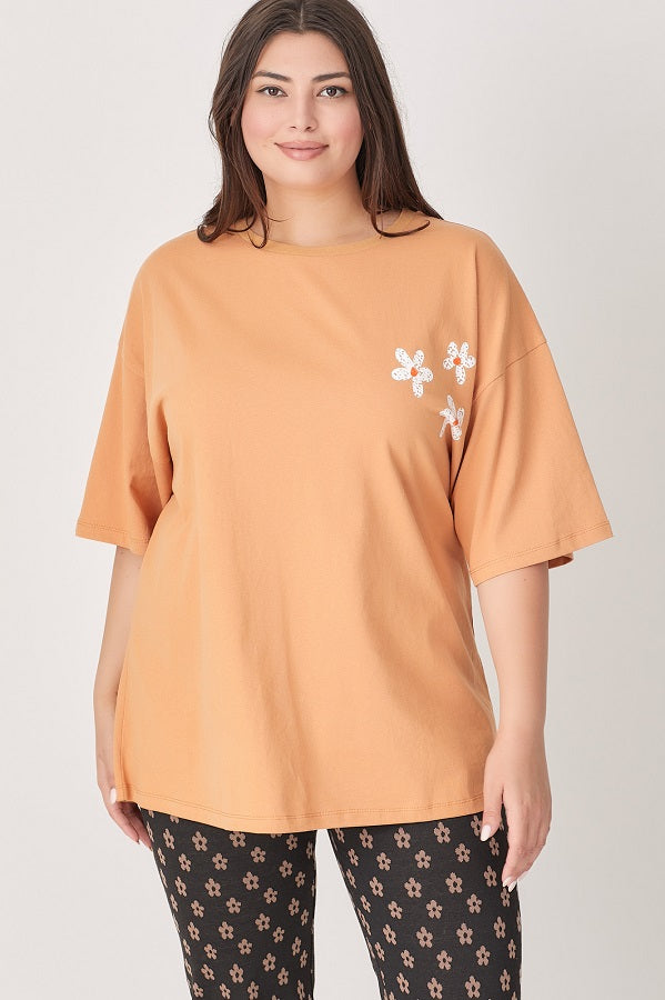 "Today Is A Good Day" Tee - Apricot