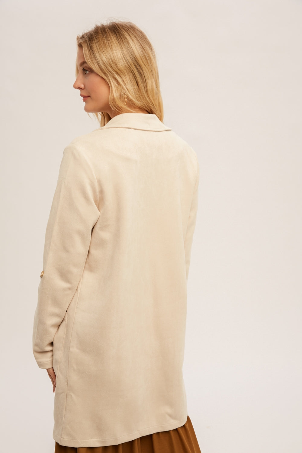 Live It Large Jacket - Ecru