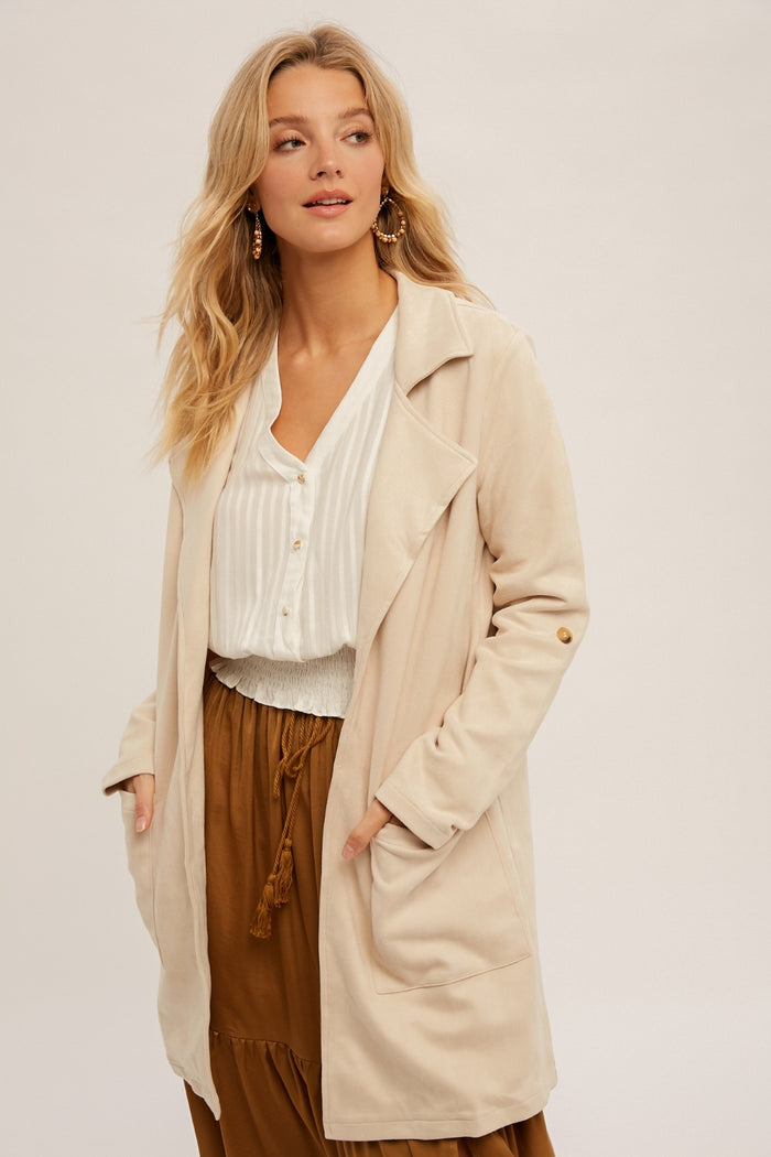 Live It Large Jacket - Ecru
