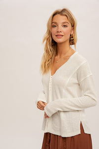 Sigh Of Relief Top - White