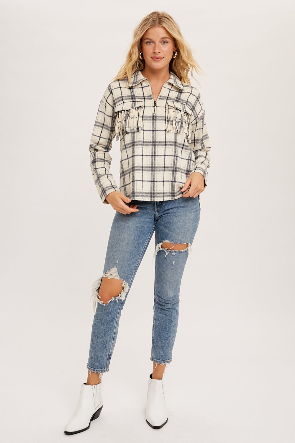 Off The Grid Top - Ivory