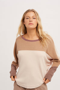 Box Of Tricks Top - Camel/Cream