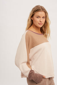 Box Of Tricks Top - Camel/Cream