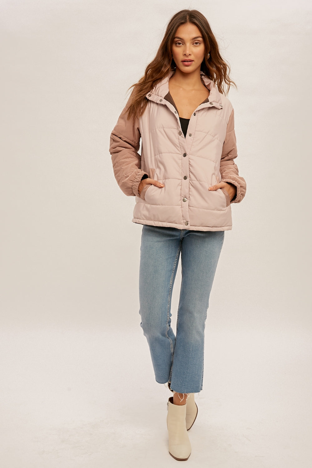 On The Flip Side REVERSIBLE Jacket - Pink Mix