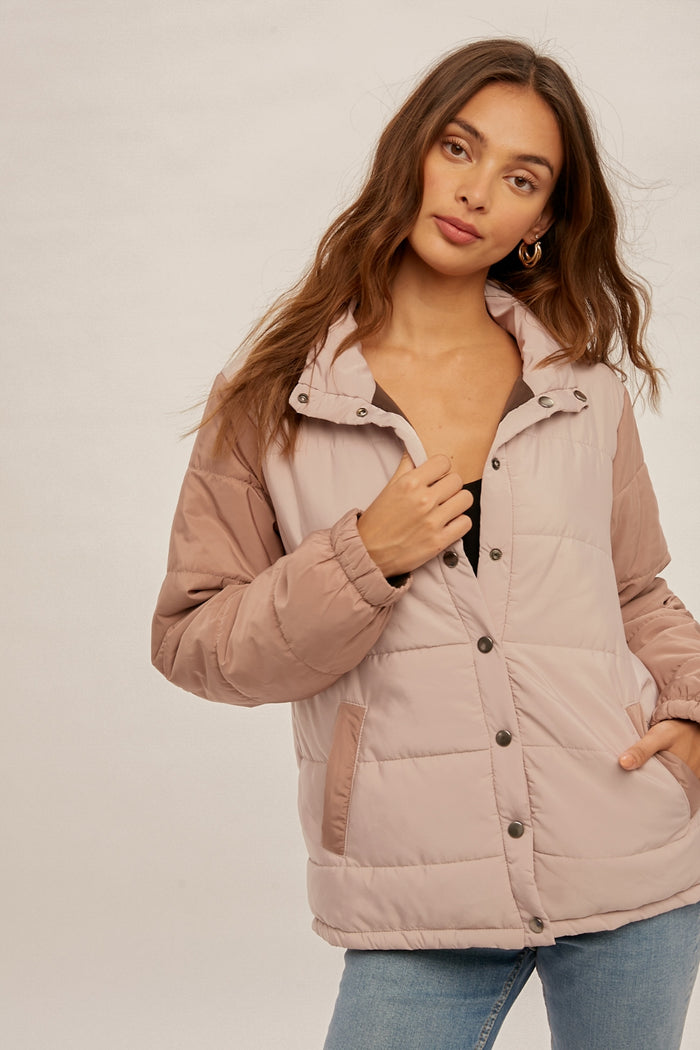 On The Flip Side REVERSIBLE Jacket - Pink Mix