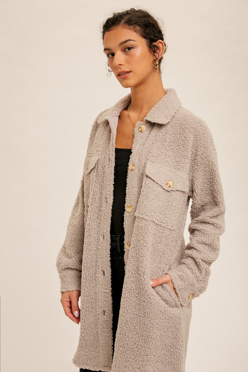 Some Like It Hot Shacket - Ash