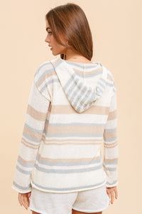 Jump The Line Hoodie - Mint/Taupe