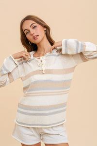 Jump The Line Hoodie - Mint/Taupe