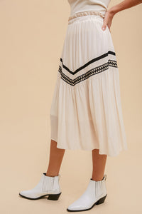Whispers Of Wind Skirt - Ecru