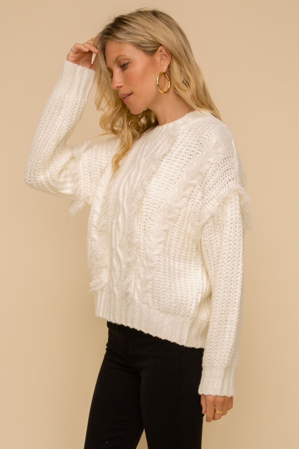 Fringe Benefits Sweater