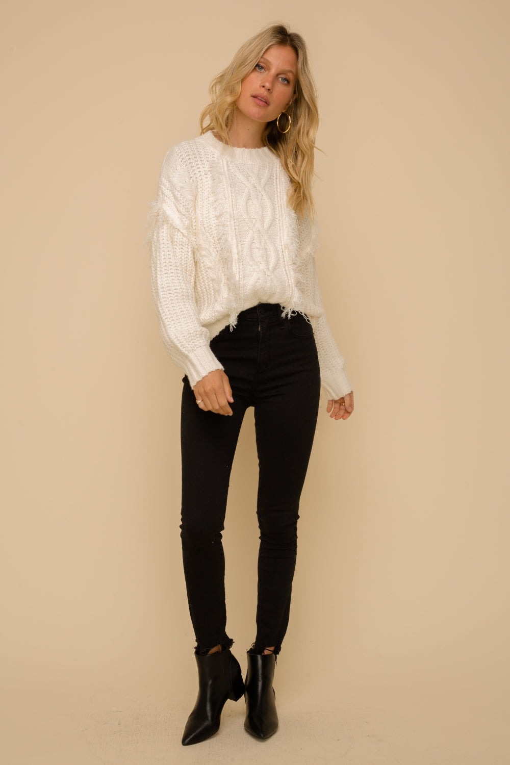 Fringe Benefits Sweater