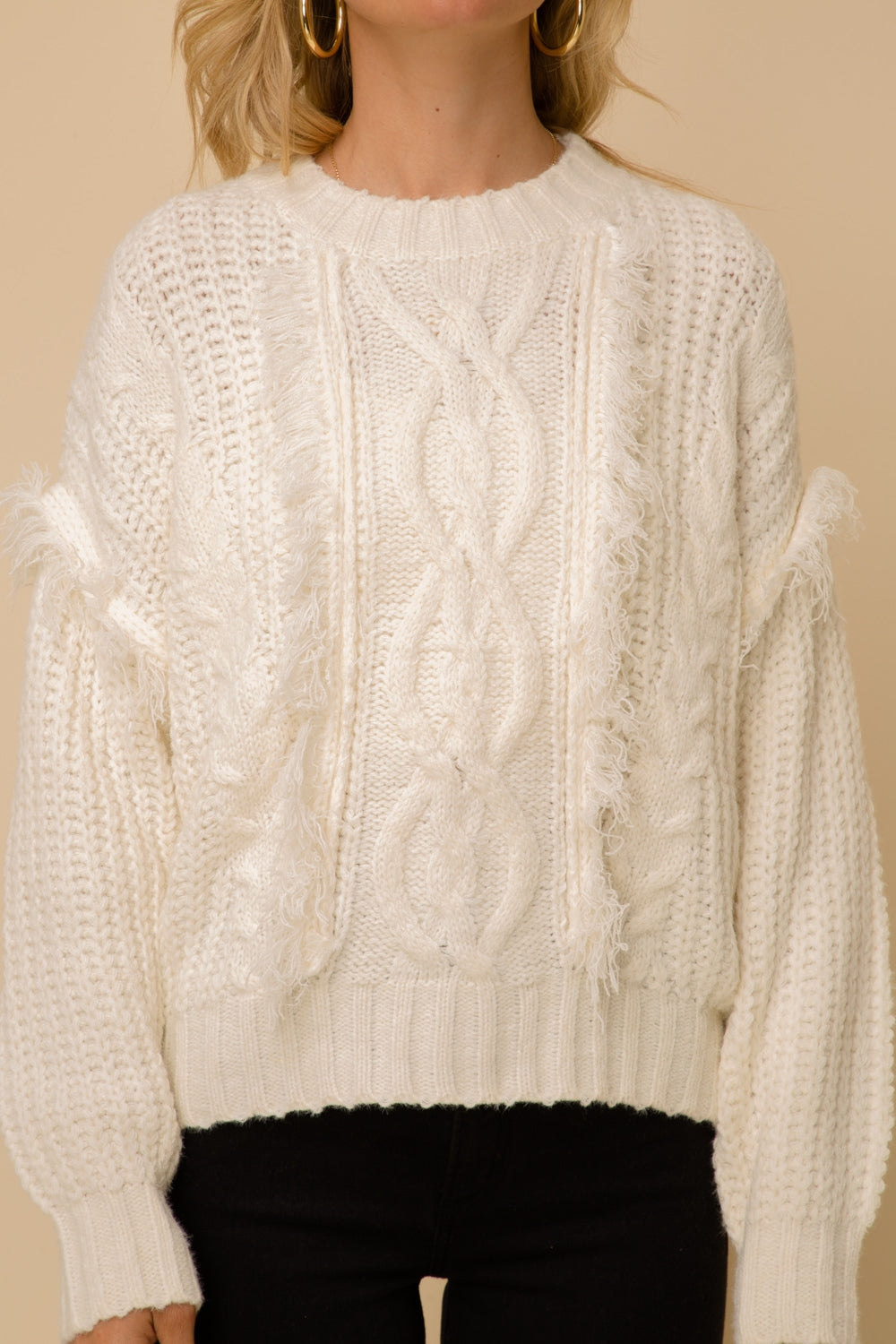 Fringe Benefits Sweater