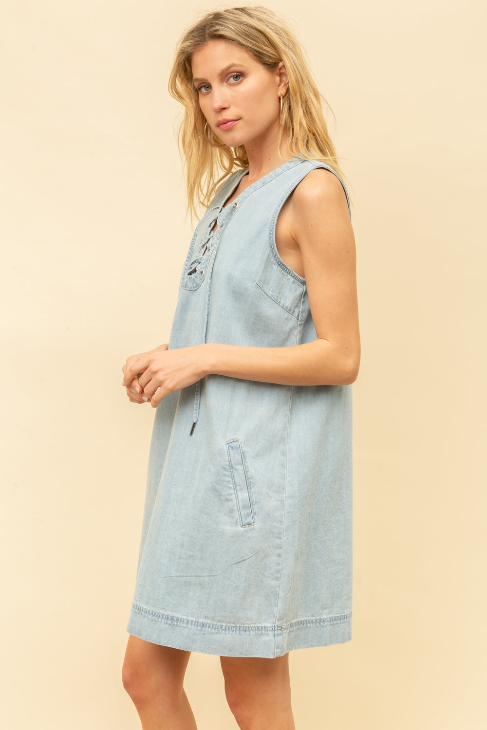 white christmas dresses Downtown Denim Dress – Sage in Bloom