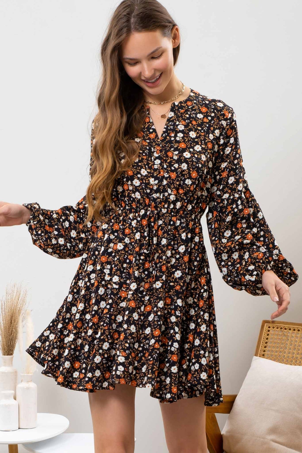 Harvest Wishes Dress - Black