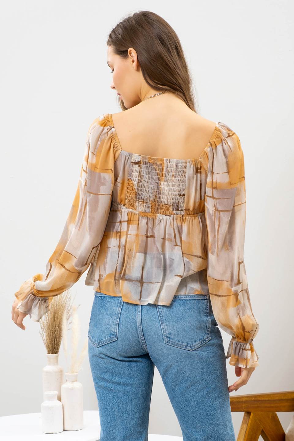 Balancing Act Top - Tan