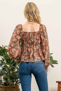 Cutest In The Orchard Top - Brown