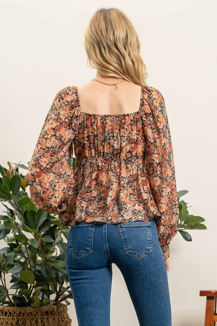 Cutest In The Orchard Top - Brown