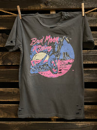Bad Moon Rising Distressed Tee