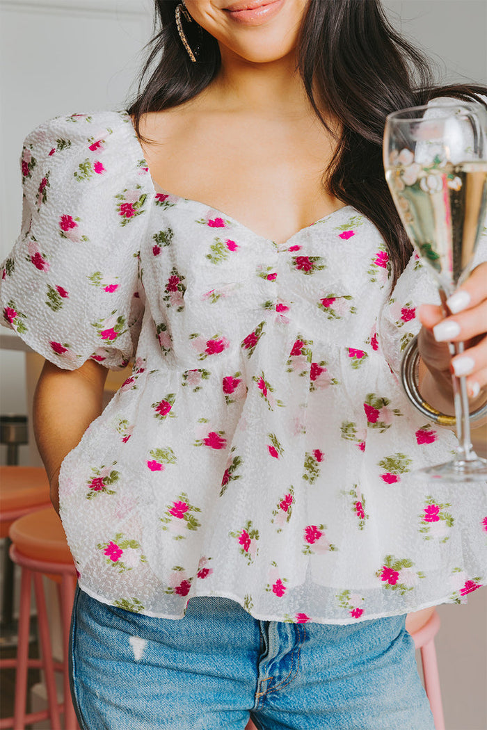Budding Romance Top