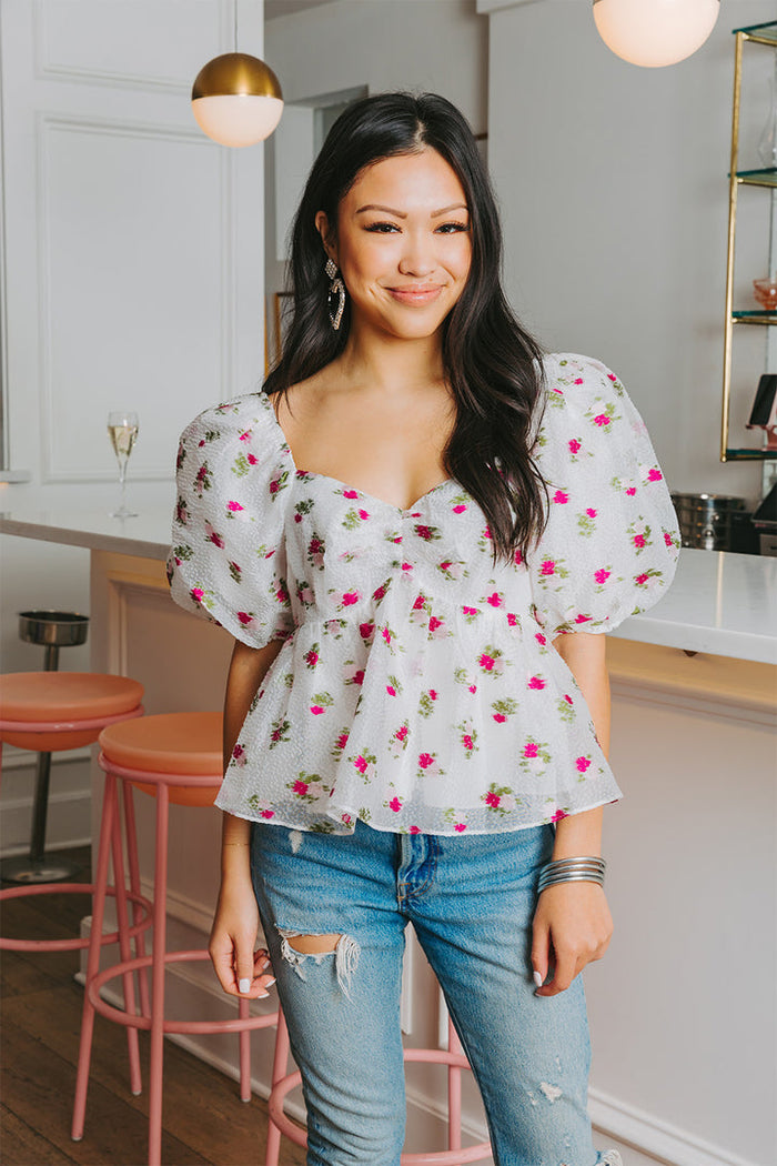 Budding Romance Top