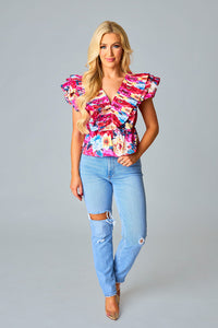 Spring Day Top - Fuchsia
