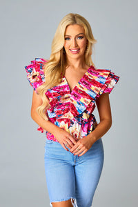 Spring Day Top - Fuchsia