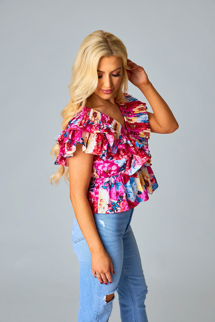 Spring Day Top - Fuchsia