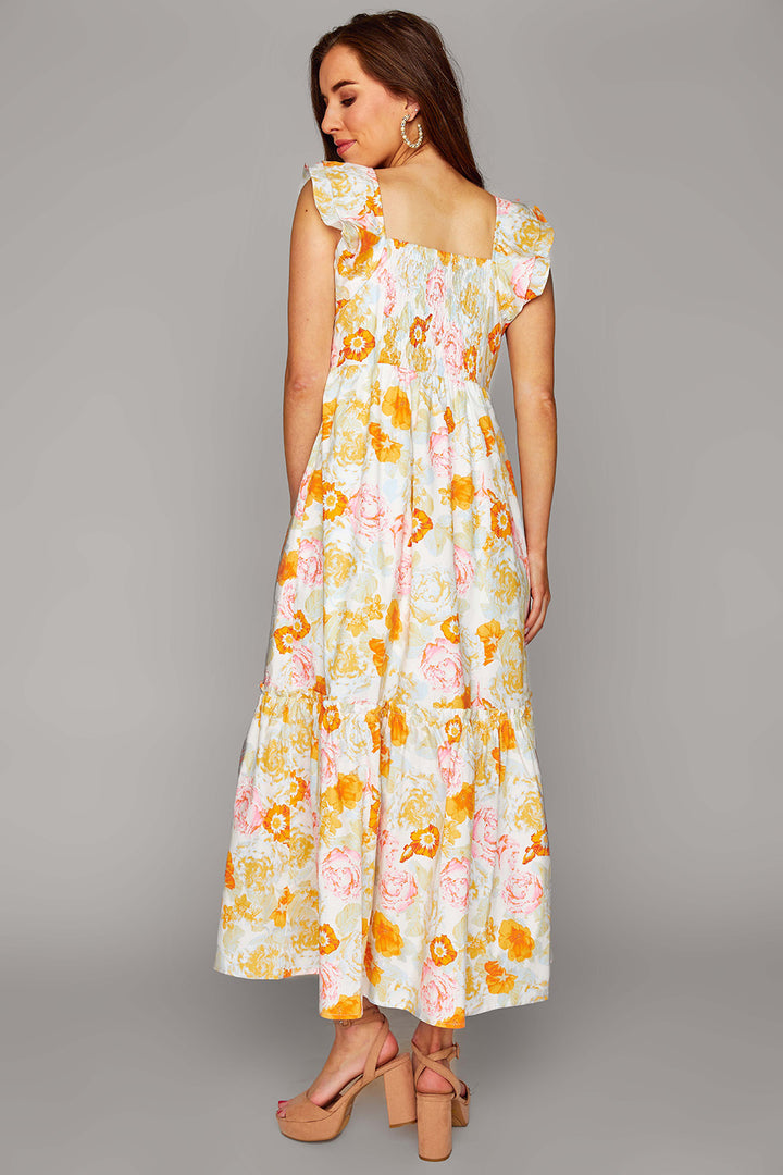 Sunny Skies Maxi Dress - Orange