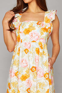 Sunny Skies Maxi Dress - Orange